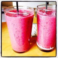 Yummy berry smoothie